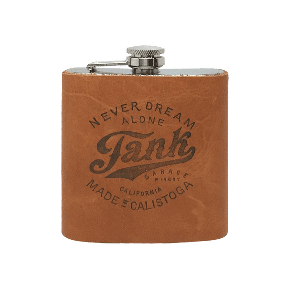 Leather Flask Brown