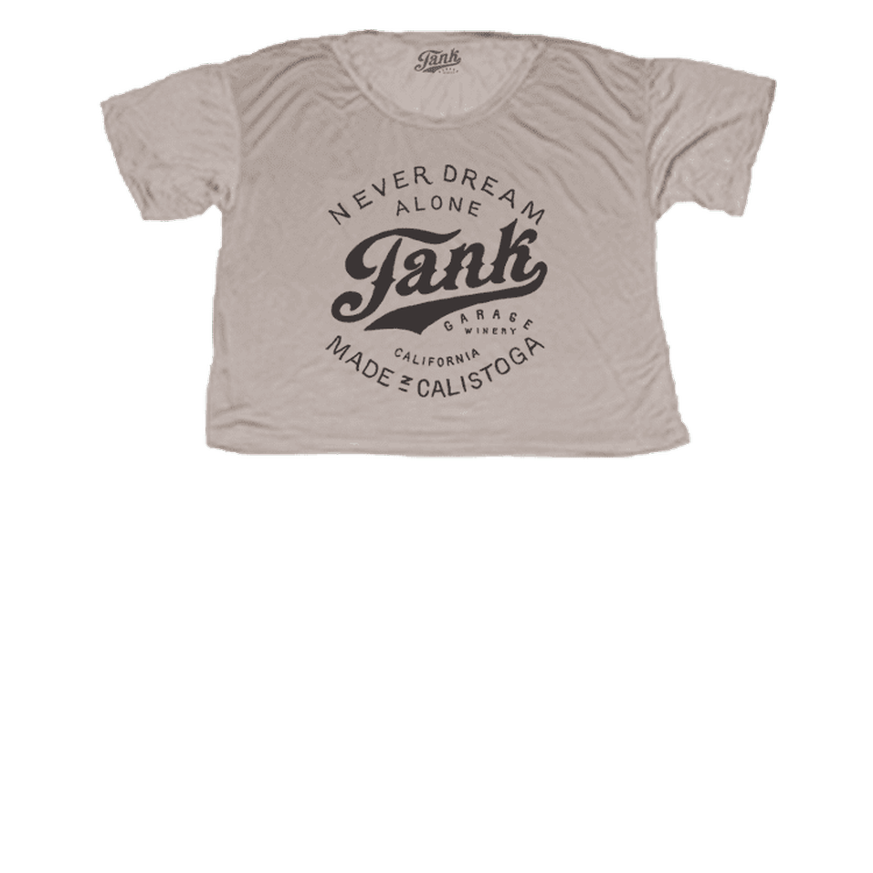 Tank Logo Crop T-Shirt Champagne
