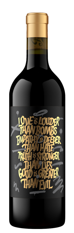 2020 Love Is Louder Than Bombs, Red Wine, Amador County