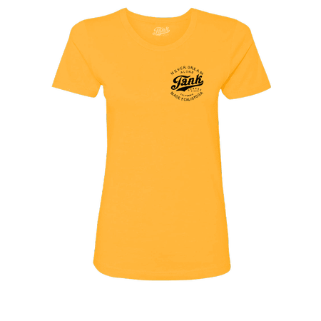 Tank Left Chest Organic Women's T-Shirt Gold